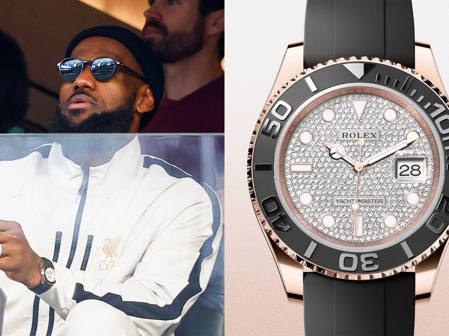 LeBron’s Rolex Yacht-Master Is Absolutely Dripping in Diamonds