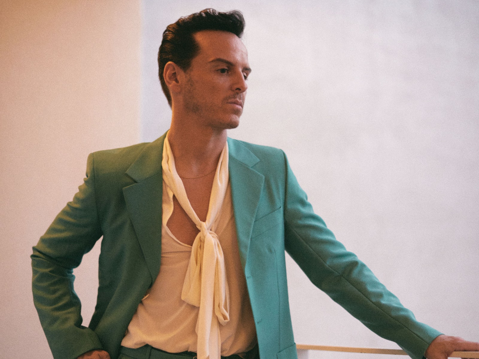 Andrew Scott Kept His Style Hot Streak Alive With a Suave, Sensual Party Suit